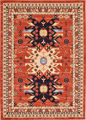 Terracotta 7' 1 x 10' Taftan Rectangle Area Rug