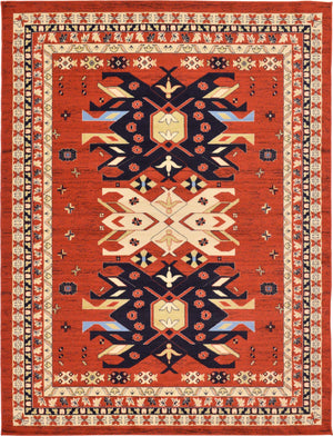 Terracotta 9' x 12' Taftan Rectangle Area Rug