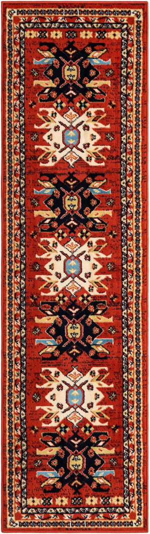 Terracotta 2' x 8' 2 Taftan Runner Area Rug