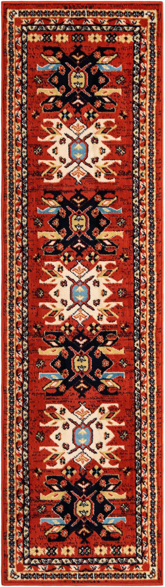 Terracotta 2' x 8' 2 Taftan Runner Area Rug