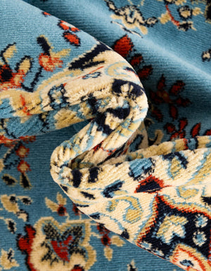 Light Blue 3' x 10' Reza Runner Rug