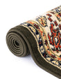 Green 5' 3 x 5' 3 Sialk Hill Square Area Rug 100% Polypropylene Durable Easy Clean Classic Traditional Design Carpet for Interior Design for Sale at Rug Engine