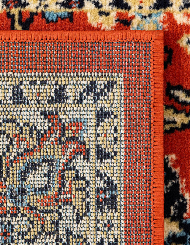 Terracotta 8' x 8' Sialk Hill Square Rug