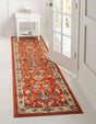 Terracotta 3' 1 x 16' 5 Sialk Hill Runner Area Rug 100% Polypropylene Durable Easy Clean Classic Traditional Design Carpet for Interior Design for Sale at Rug Engine