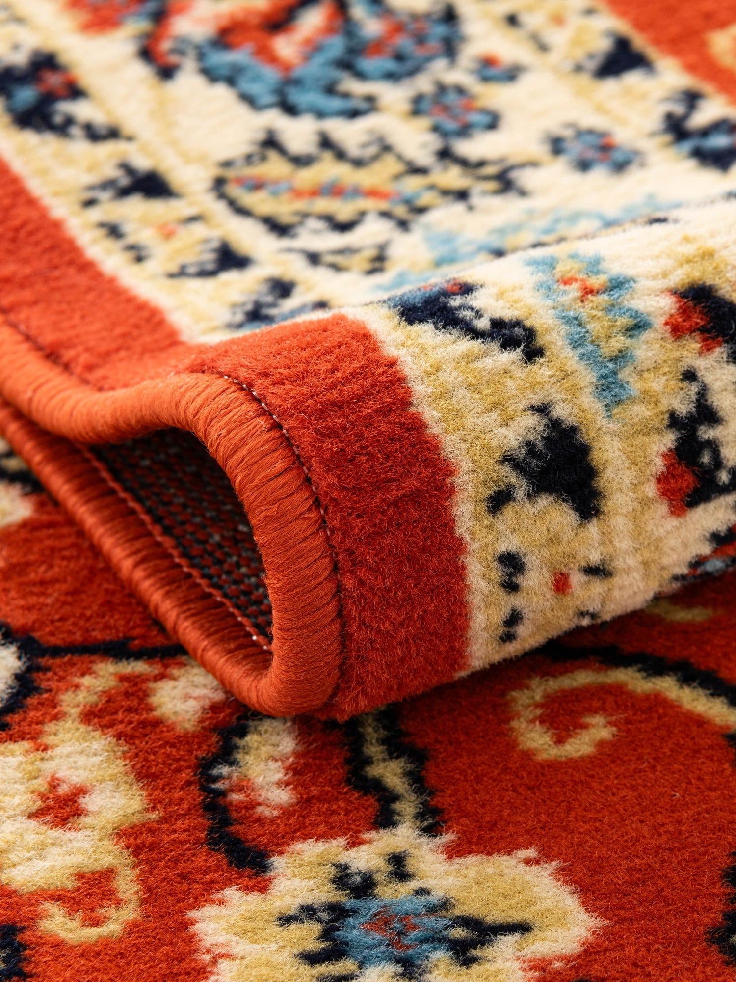 Terracotta 3' 1 x 16' 5 Sialk Hill Runner Area Rug 100% Polypropylene Durable Easy Clean Classic Traditional Design Carpet for Interior Design for Sale at Rug Engine