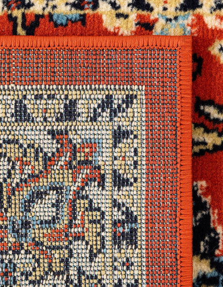 Terracotta 3' 1 x 16' 5 Sialk Hill Runner Area Rug 100% Polypropylene Durable Easy Clean Classic Traditional Design Carpet for Interior Design for Sale at Rug Engine