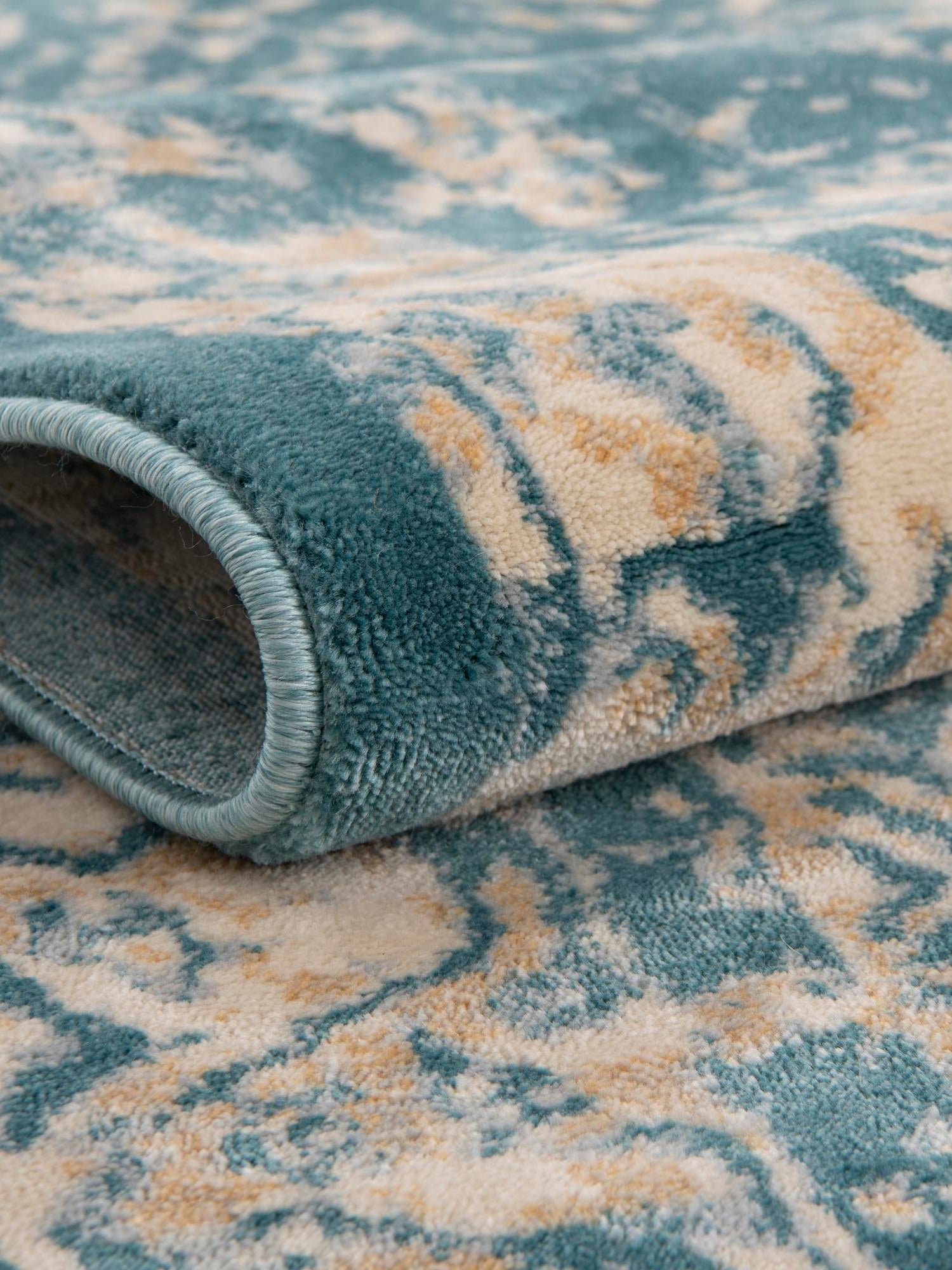 Teal 3' x 13' 1 Oslo Runner Area Rug 100% Polypropylene Traditional Classic Vintage Distressed Carpet for Indoor Home Decor for Sale at Rug Engine