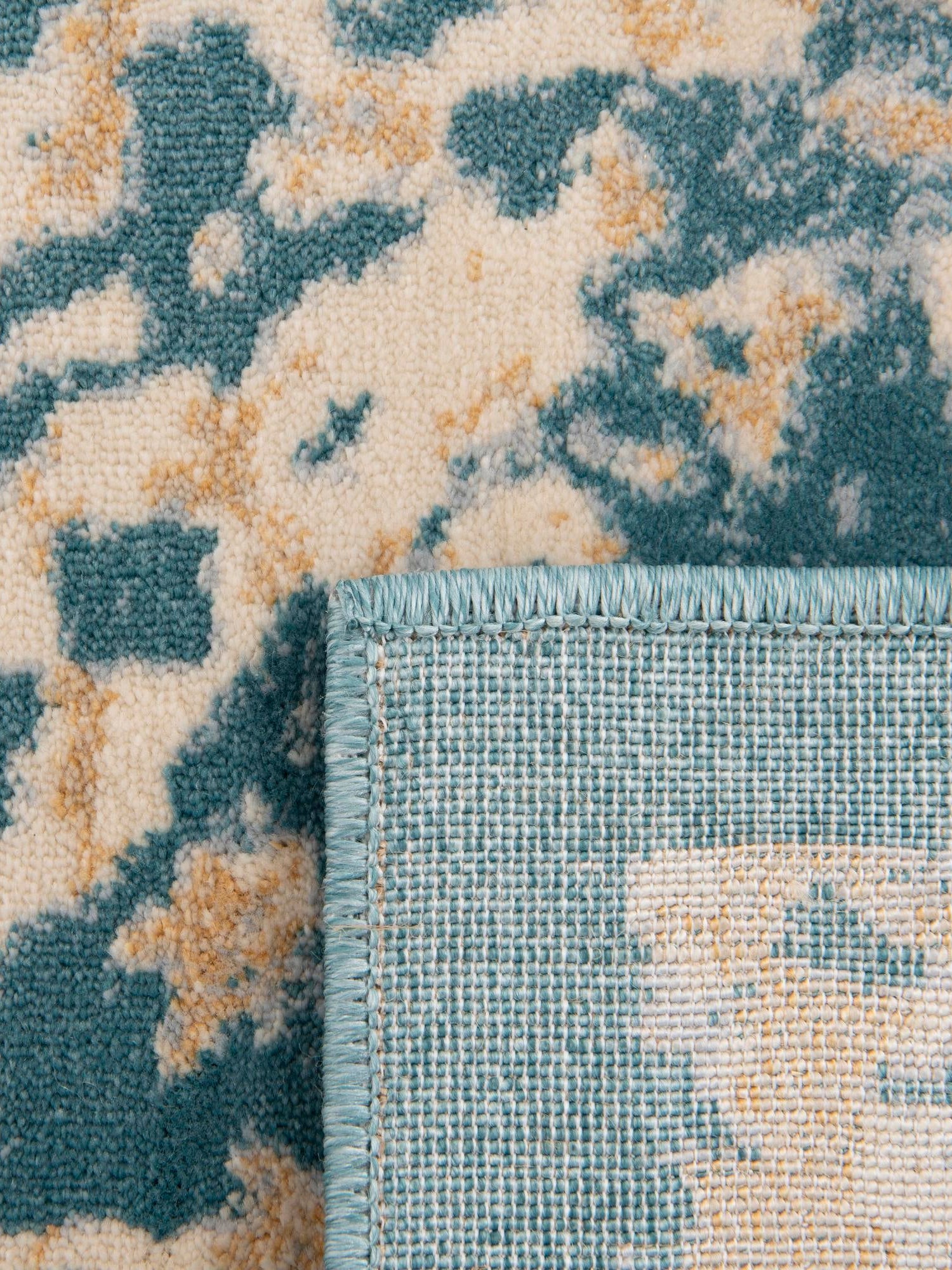 Teal 3' x 13' 1 Oslo Runner Area Rug 100% Polypropylene Traditional Classic Vintage Distressed Carpet for Indoor Home Decor for Sale at Rug Engine