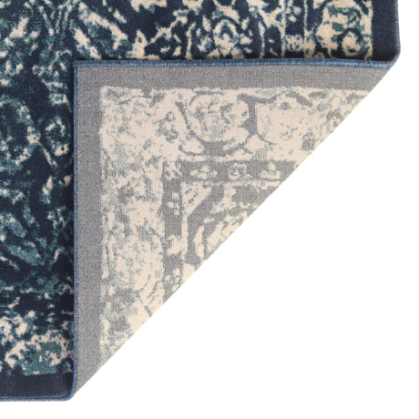 Navy Blue 5' x 8' Oslo Rectangle Area Rug 100% Polypropylene Traditional Classic Vintage Distressed Carpet for Indoor Home Decor for Sale at Rug Engine