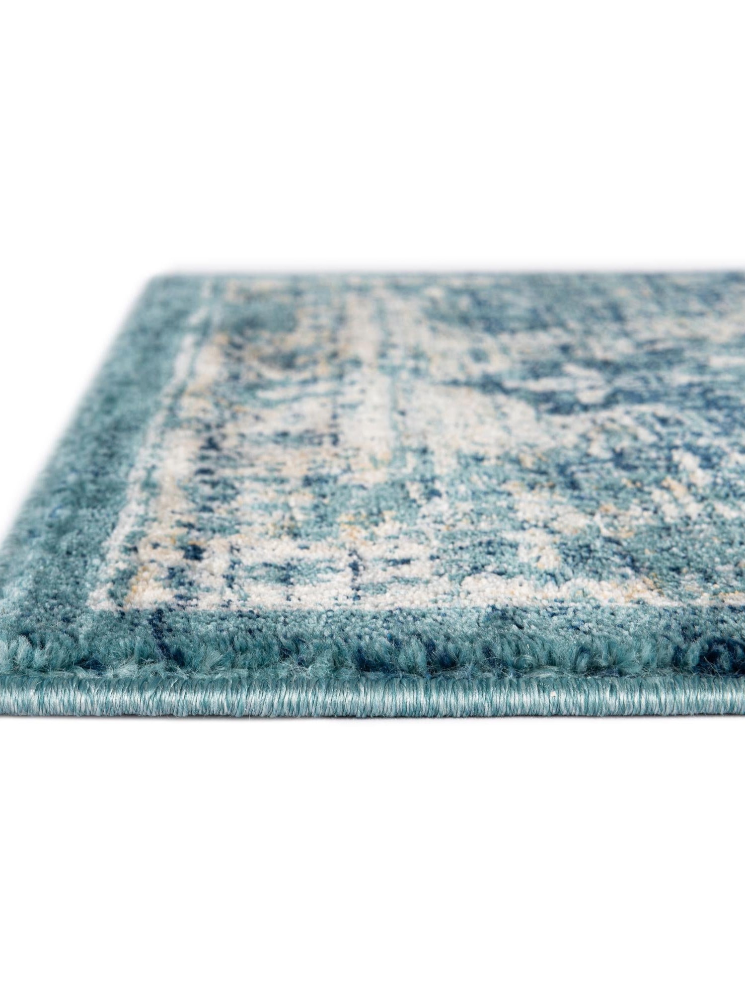 Navy Blue 2' 7 x 10' Oslo Runner Area Rug 100% Polypropylene Traditional Classic Vintage Distressed Carpet for Indoor Home Decor for Sale at Rug Engine