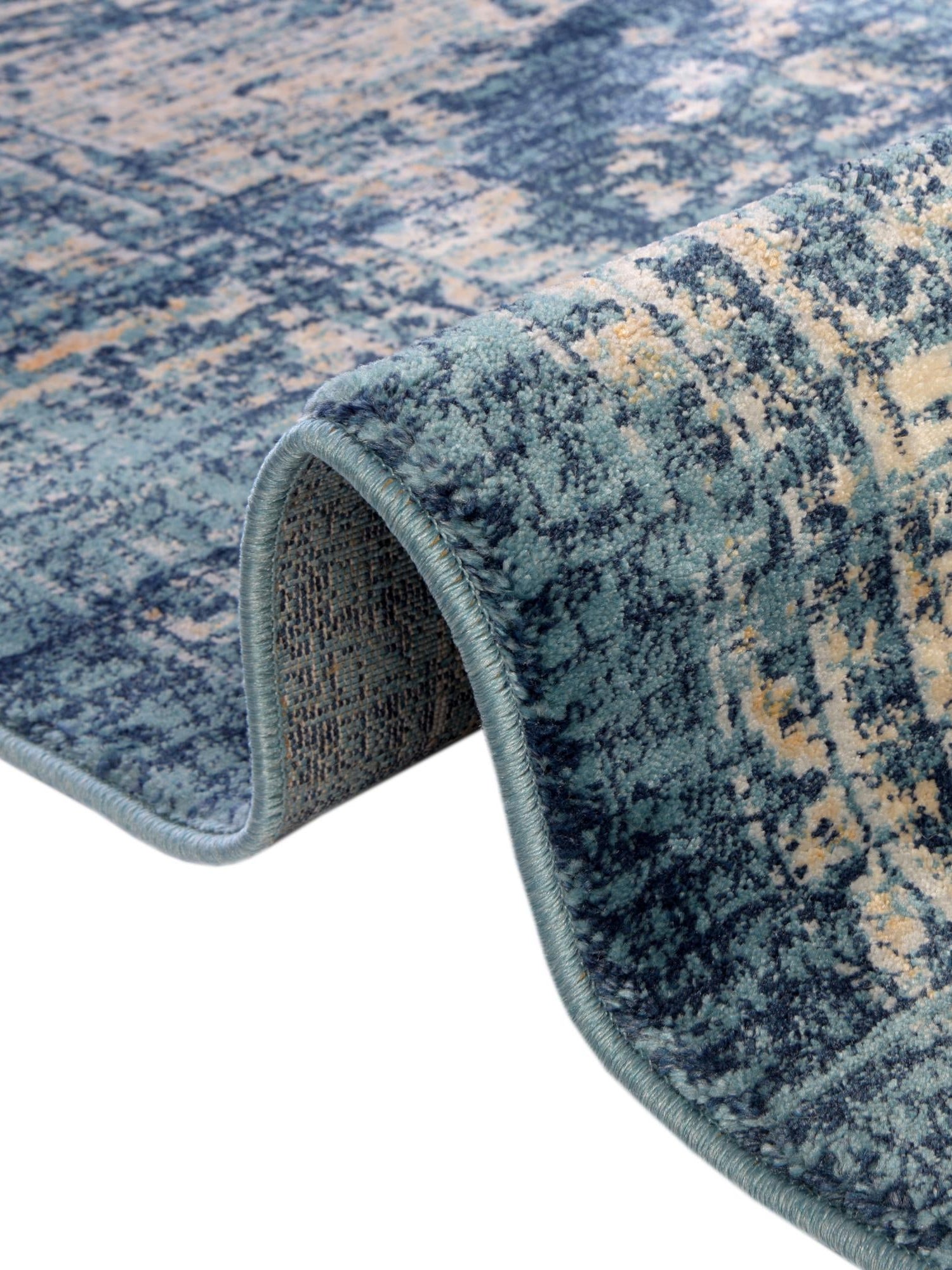 Navy Blue 5' 1 x 8' Oslo Rectangle Area Rug 100% Polypropylene Traditional Classic Vintage Distressed Carpet for Indoor Home Decor for Sale at Rug Engine