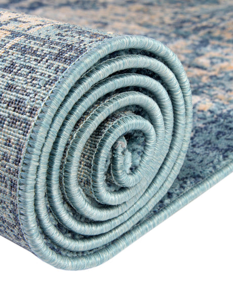 Navy Blue 7' 10 x 10' Oslo Rectangle Area Rug 100% Polypropylene Traditional Classic Vintage Distressed Carpet for Indoor Home Decor for Sale at Rug Engine