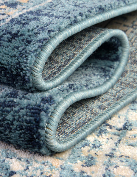 Navy Blue 7' 10 x 10' Oslo Rectangle Area Rug 100% Polypropylene Traditional Classic Vintage Distressed Carpet for Indoor Home Decor for Sale at Rug Engine