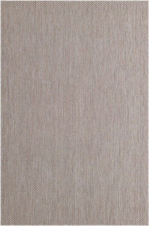 Beige 6' 1 x 9' Outdoor Solid Rectangle Area Rug Weather Resistant for Patio, Deck, Terrace, Balcony, Porch 100% Polypropylene Minimalist Waterproof Carpet for Sale at Rug Engine