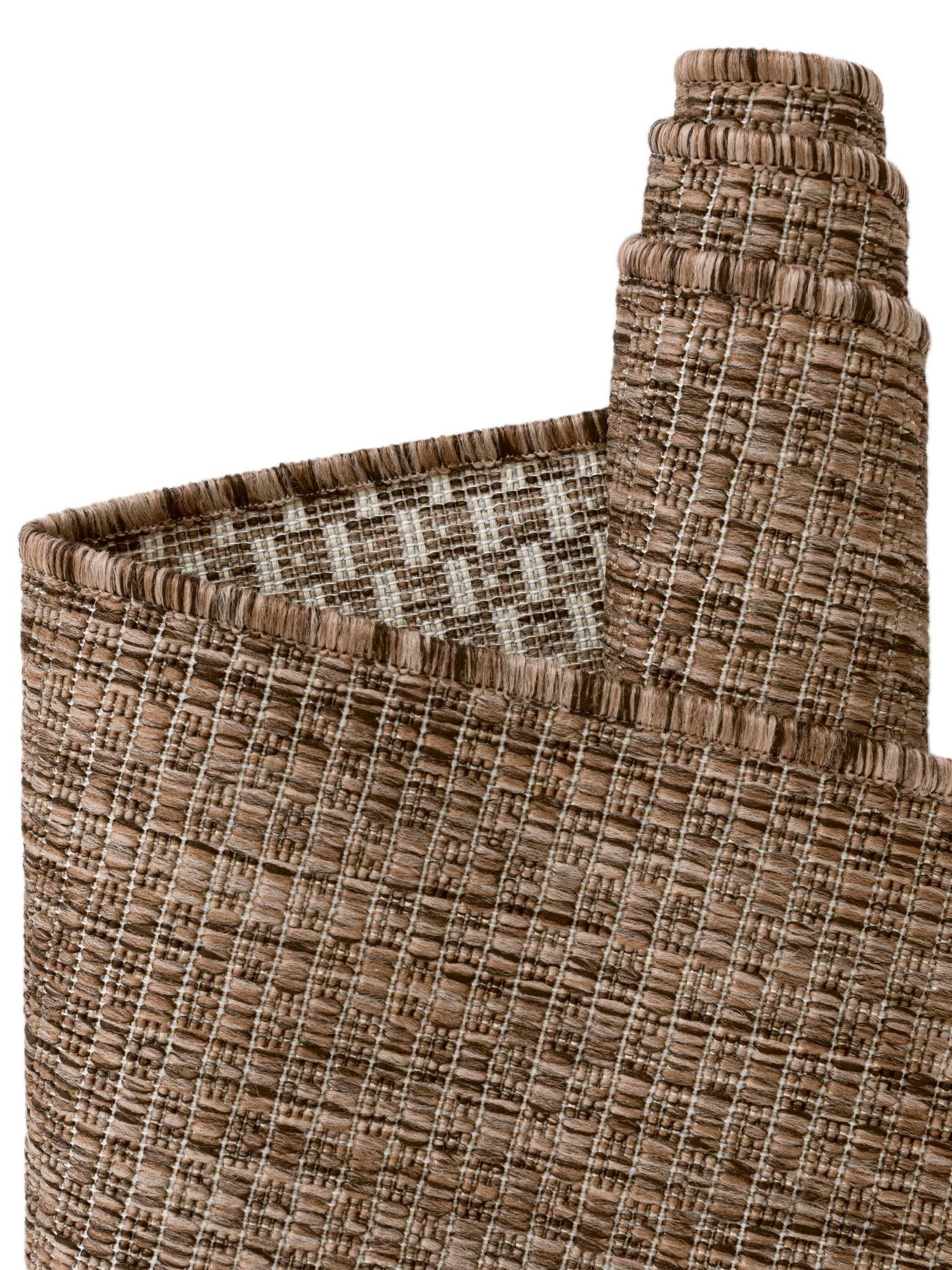 Light Brown 7' 1 x 10' Outdoor Solid Rectangle Area Rug Weather Resistant for Patio, Deck, Terrace, Balcony, Porch 100% Polypropylene Minimalist Waterproof Carpet for Sale at Rug Engine