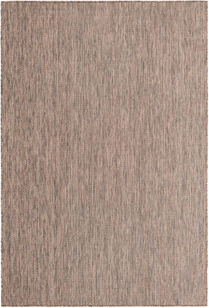 Light Brown 6' 1 x 9' Outdoor Solid Rectangle Area Rug Weather Resistant for Patio, Deck, Terrace, Balcony, Porch
