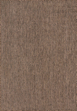 Light Brown 4' 1 x 6' 1 Outdoor Solid Rectangle Rug