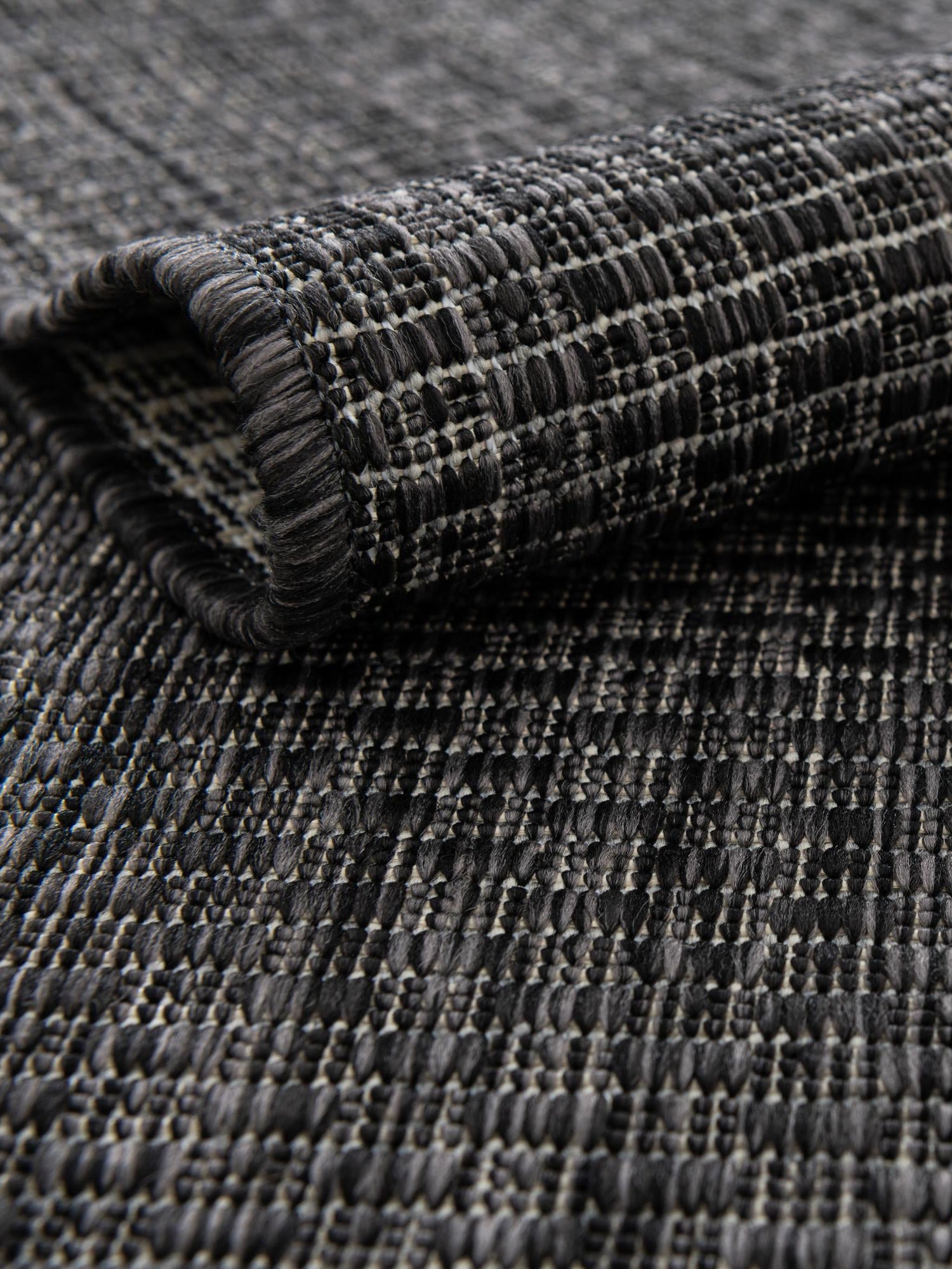 Black 12' x 16' 1 Outdoor Solid Rectangle Area Rug Weather Resistant for Patio, Deck, Terrace, Balcony, Porch 100% Polypropylene Minimalist Waterproof Carpet for Sale at Rug Engine