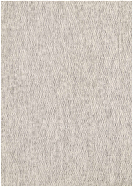 Light Gray 7' 1 x 10' Outdoor Solid Rectangle Rug