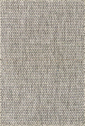 Light Gray 4' 1 x 6' 1 Outdoor Solid Rectangle Rug