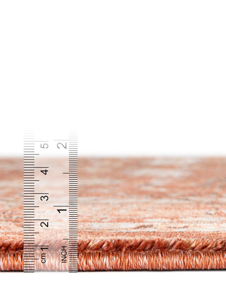 Brick Red 3' x 13' Oslo Runner Area Rug 100% Polypropylene Traditional Classic Vintage Distressed Carpet for Indoor Home Decor for Sale at Rug Engine
