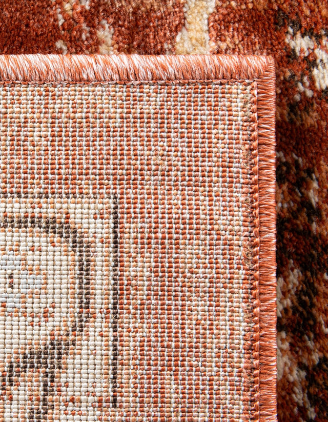 Brick Red 3' x 13' Oslo Runner Area Rug 100% Polypropylene Traditional Classic Vintage Distressed Carpet for Indoor Home Decor for Sale at Rug Engine