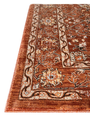 Brick Red 5' x 8' Oslo Rectangle Area Rug 100% Polypropylene Traditional Classic Vintage Distressed Carpet for Indoor Home Decor for Sale at Rug Engine