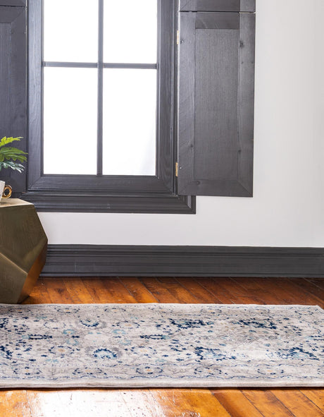 Beige 3' x 13' Oslo Runner Area Rug 100% Polypropylene Traditional Classic Vintage Distressed Carpet for Indoor Home Decor for Sale at Rug Engine