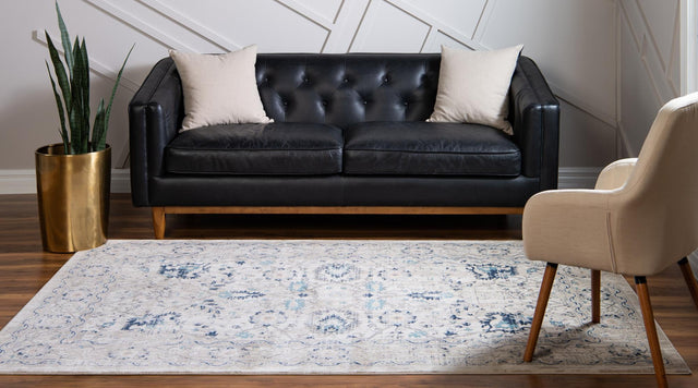 Beige 6' 1 x 9' Oslo Rectangle Rug