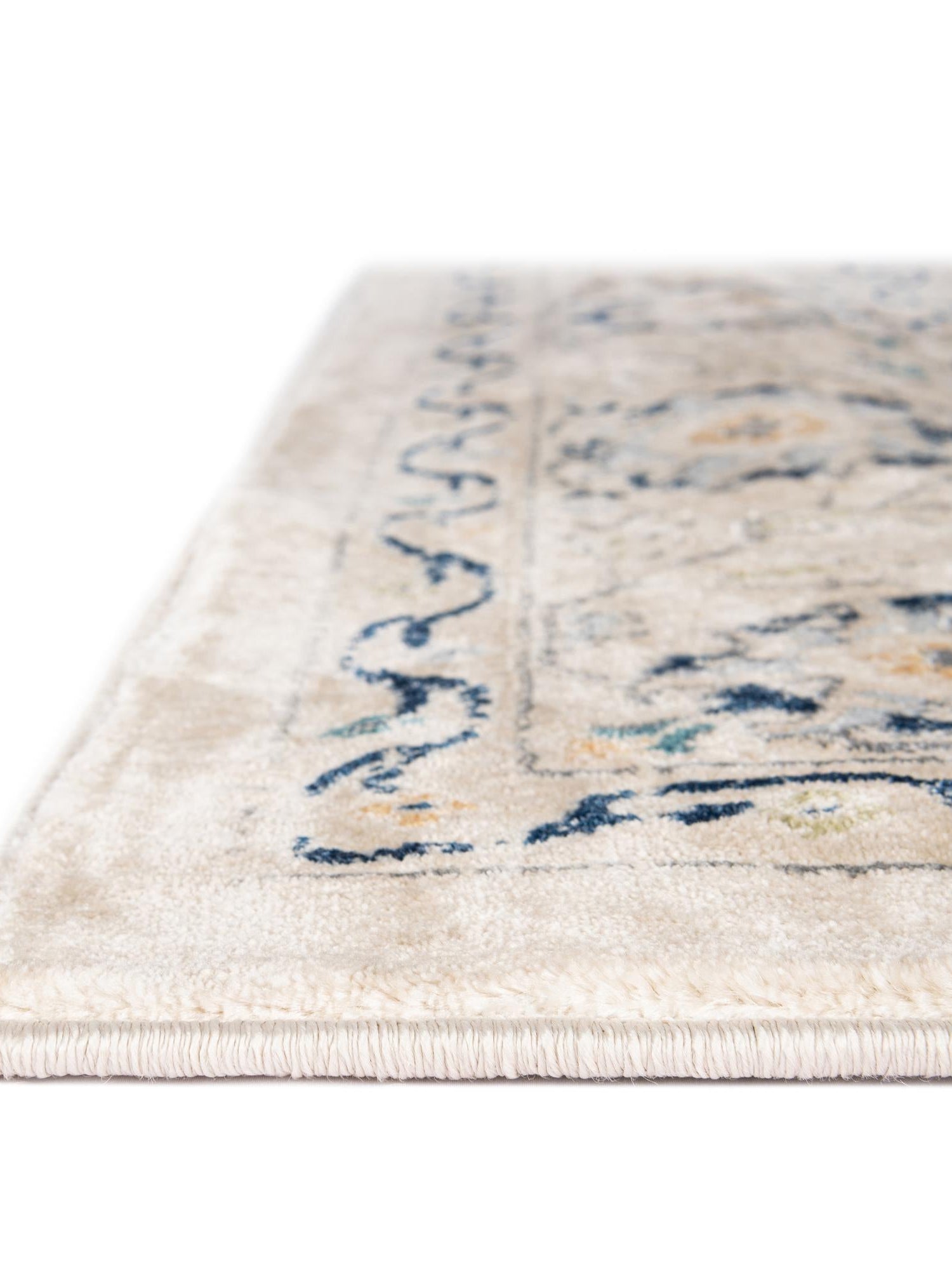 Beige 6' 1 x 9' Oslo Rectangle Area Rug 100% Polypropylene Traditional Classic Vintage Distressed Carpet for Indoor Home Decor for Sale at Rug Engine