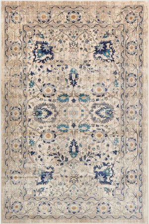 Beige 6' 1 x 9' Oslo Rectangle Rug