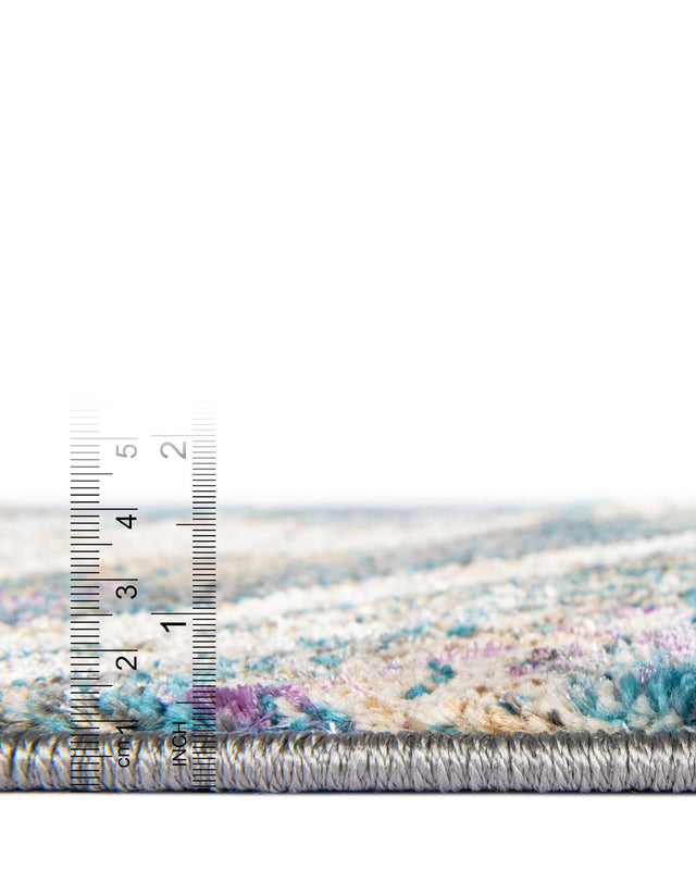 Beige 2' 7 x 10' Aurora Runner Area Rug 60% Polypropylene & 40% Polyester Living Dining Room Bedroom Office Modern Decor Carpet for Sale at Rug Engine