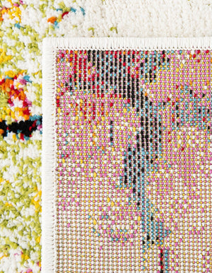 Ivory 4' 1 x 6' 1 Lyon Rectangle Area Rug Vivid Colorful Abstract Modern 100% Polypropylene Carpet for Living Room, Dining, Office for Sale at Rug Engine