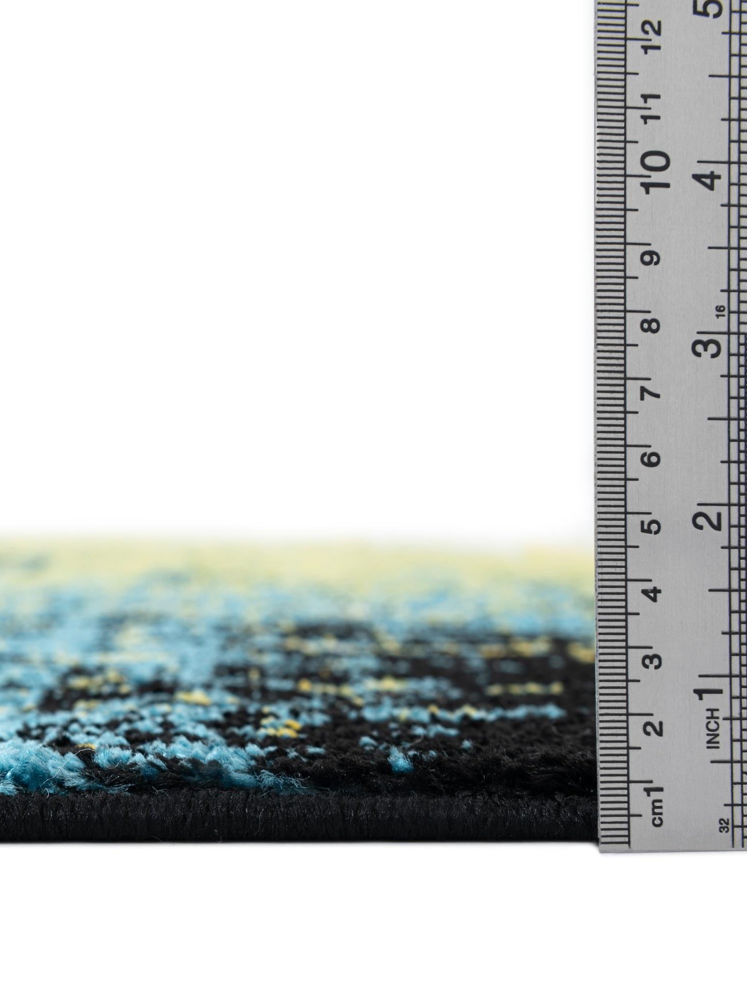 Light Green 4' 1 x 6' 1 Lyon Rectangle Area Rug Vivid Colorful Abstract Modern 100% Polypropylene Carpet for Living Room, Dining, Office for Sale at Rug Engine