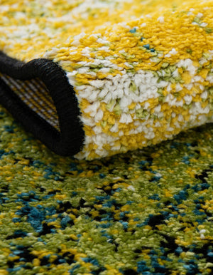 Light Green 9' x 12' 2 Lyon Rectangle Area Rug Vivid Colorful Abstract Modern 100% Polypropylene Carpet for Living Room, Dining, Office for Sale at Rug Engine