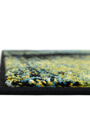 Light Green 3' 3 x 5' 3 Lyon Rectangle Area Rug Vivid Colorful Abstract Modern 100% Polypropylene Carpet for Living Room, Dining, Office for Sale at Rug Engine