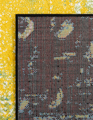 Light Green 5' 1 x 8' Lyon Rectangle Area Rug Vivid Colorful Abstract Modern 100% Polypropylene Carpet for Living Room, Dining, Office for Sale at Rug Engine