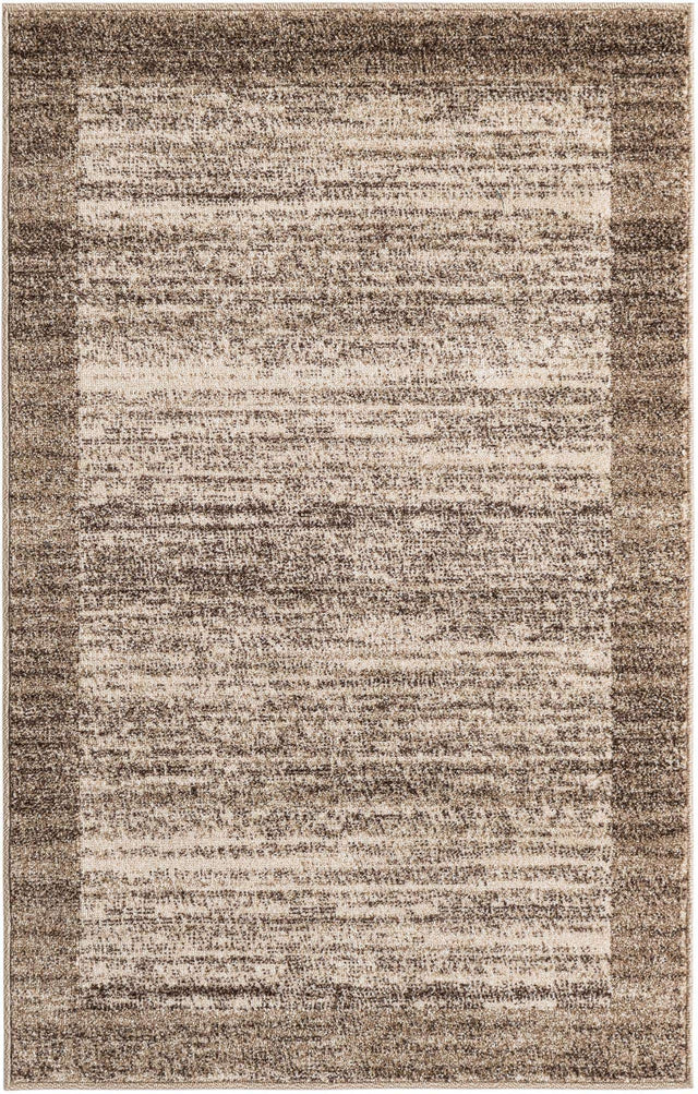 Beige 3' 1 x 5' 3 Del Mar Rectangle Area Rug 100% Polypropylene Easy Clean Stain Resistant Vivid Modern Carpet Mat for Home Decor Interior Designing for Sale at Rug Engine