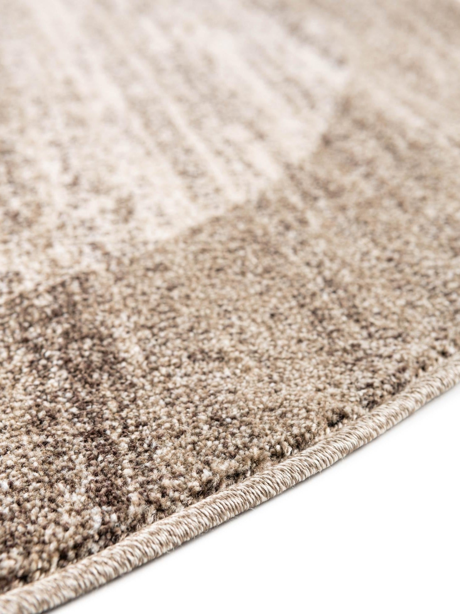 Beige 6' 1 x 6' 1 Del Mar Round Area Rug 100% Polypropylene Easy Clean Stain Resistant Vivid Modern Carpet Mat for Home Decor Interior Designing for Sale at Rug Engine