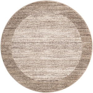 Beige 6' 1 x 6' 1 Del Mar Round Area Rug 100% Polypropylene Easy Clean Stain Resistant Vivid Modern Carpet Mat for Home Decor Interior Designing for Sale at Rug Engine