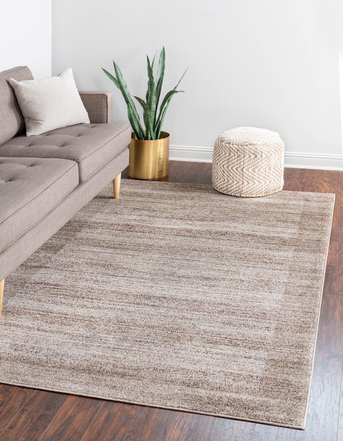 Beige 3' 1 x 5' 3 Del Mar Rectangle Area Rug 100% Polypropylene Easy Clean Stain Resistant Vivid Modern Carpet Mat for Home Decor Interior Designing for Sale at Rug Engine