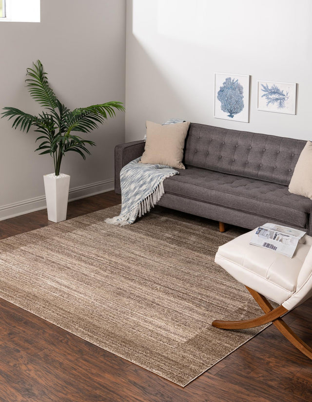 Beige 7' 10 x 7' 10 Del Mar Square Area Rug 100% Polypropylene Easy Clean Stain Resistant Vivid Modern Carpet Mat for Home Decor Interior Designing for Sale at Rug Engine