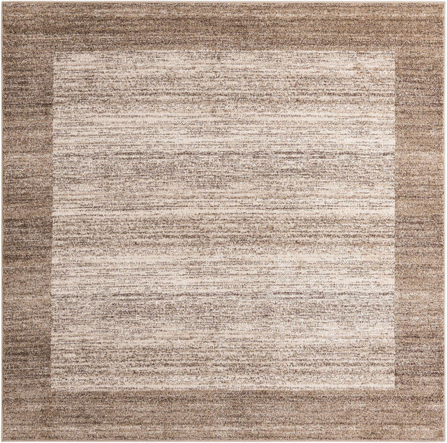 Beige 7' 10 x 7' 10 Del Mar Square Area Rug 100% Polypropylene Easy Clean Stain Resistant Vivid Modern Carpet Mat for Home Decor Interior Designing for Sale at Rug Engine