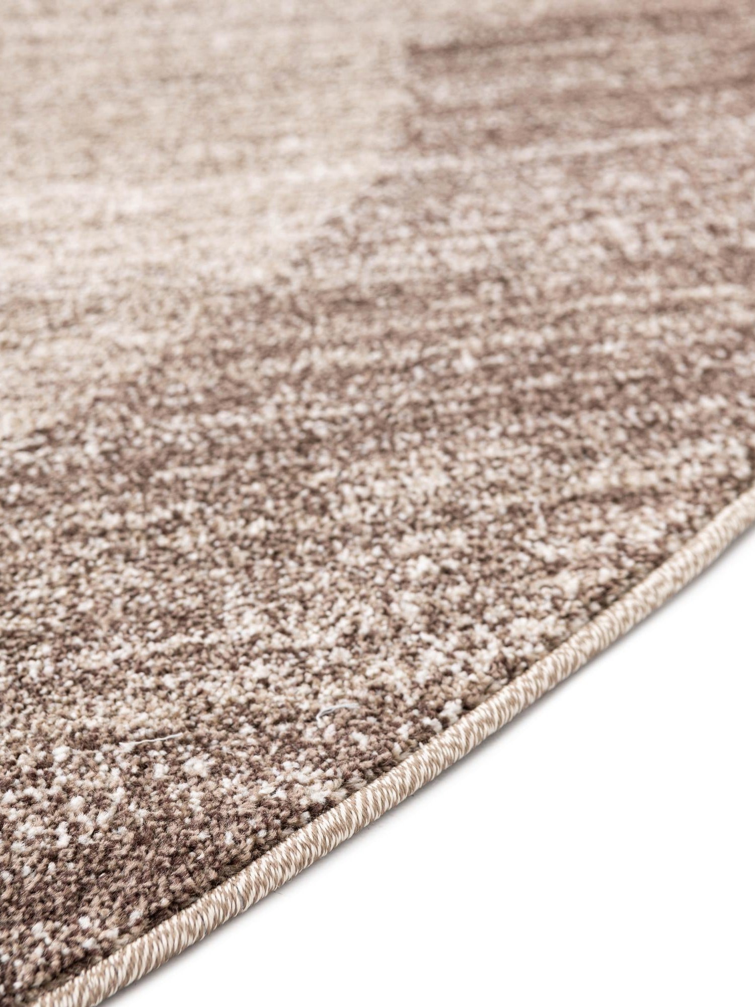 Light Brown 6' 1 x 6' 1 Del Mar Round Area Rug 100% Polypropylene Easy Clean Stain Resistant Vivid Modern Carpet Mat for Home Decor Interior Designing for Sale at Rug Engine