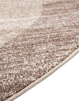 Light Brown 6' 1 x 6' 1 Del Mar Round Area Rug 100% Polypropylene Easy Clean Stain Resistant Vivid Modern Carpet Mat for Home Decor Interior Designing for Sale at Rug Engine