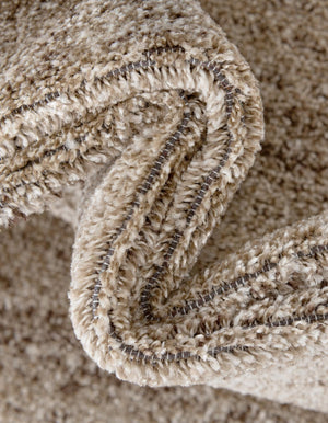 Light Brown 6' 1 x 6' 1 Del Mar Round Area Rug 100% Polypropylene Easy Clean Stain Resistant Vivid Modern Carpet Mat for Home Decor Interior Designing for Sale at Rug Engine