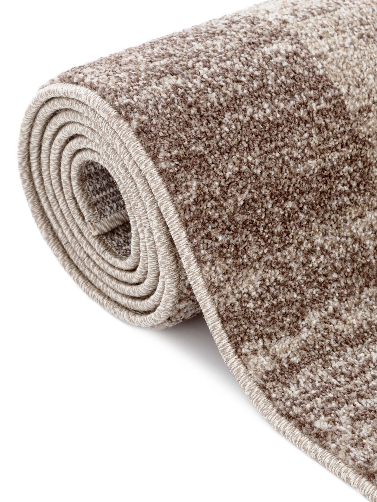 Light Brown 6' 1 x 6' 1 Del Mar Round Area Rug 100% Polypropylene Easy Clean Stain Resistant Vivid Modern Carpet Mat for Home Decor Interior Designing for Sale at Rug Engine