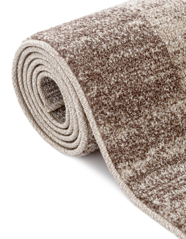 Light Brown 6' 1 x 6' 1 Del Mar Round Area Rug 100% Polypropylene Easy Clean Stain Resistant Vivid Modern Carpet Mat for Home Decor Interior Designing for Sale at Rug Engine