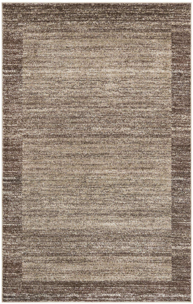 Light Brown 5' 3 x 8' Del Mar Rectangle Area Rug 100% Polypropylene Easy Clean Stain Resistant Vivid Modern Carpet Mat for Home Decor Interior Designing for Sale at Rug Engine
