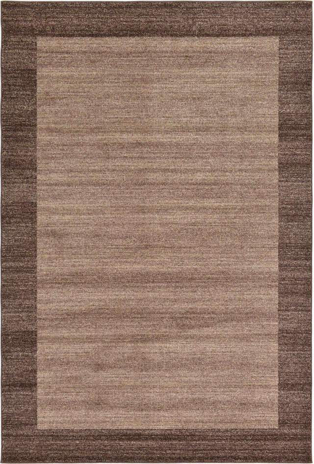 Light Brown 6' 1 x 9' Del Mar Rectangle Area Rug 100% Polypropylene Easy Clean Stain Resistant Vivid Modern Carpet Mat for Home Decor Interior Designing for Sale at Rug Engine